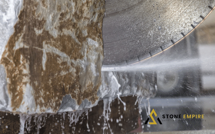 how to cut marble countertop for sink